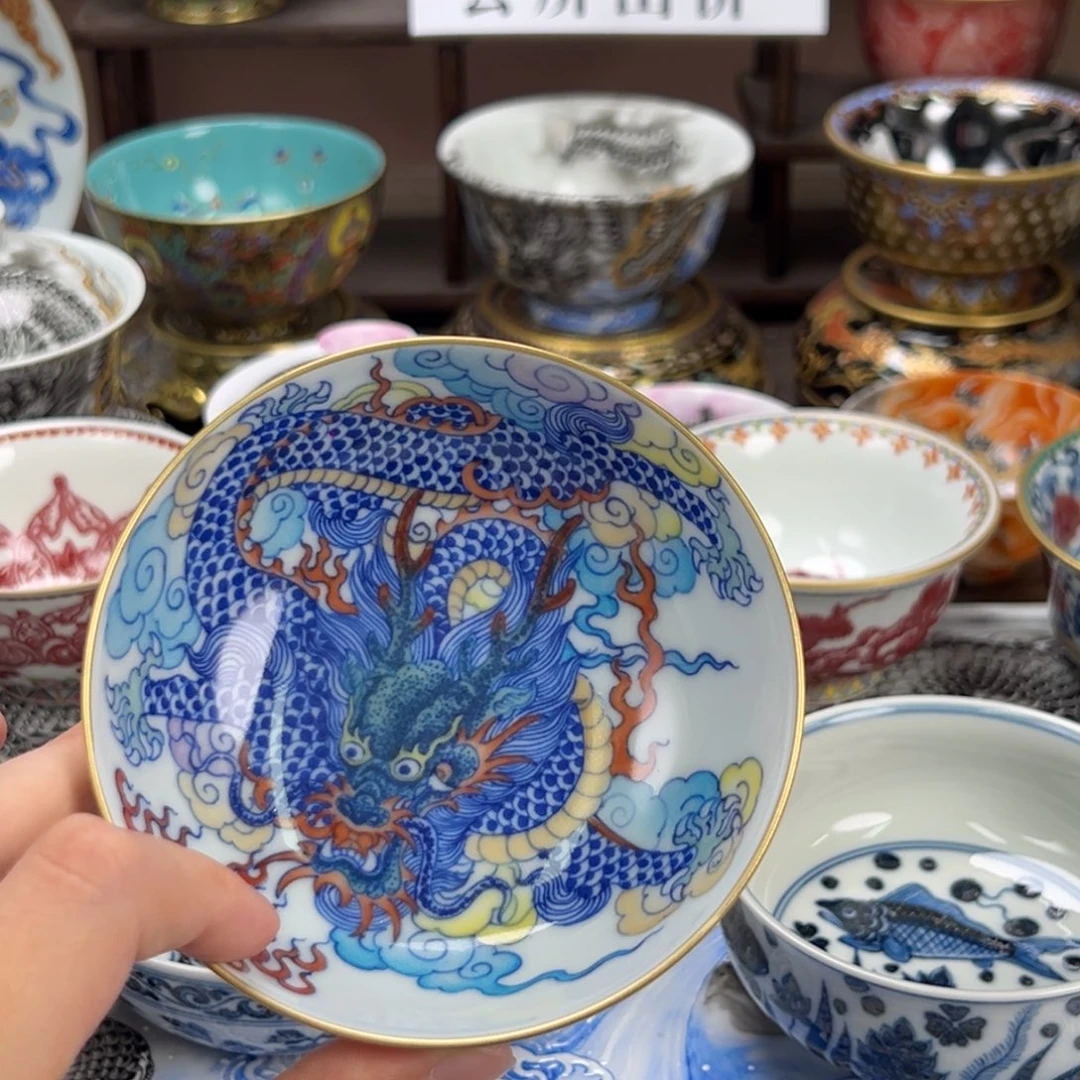 t***.瓷片景德镇手工手绘陶瓷