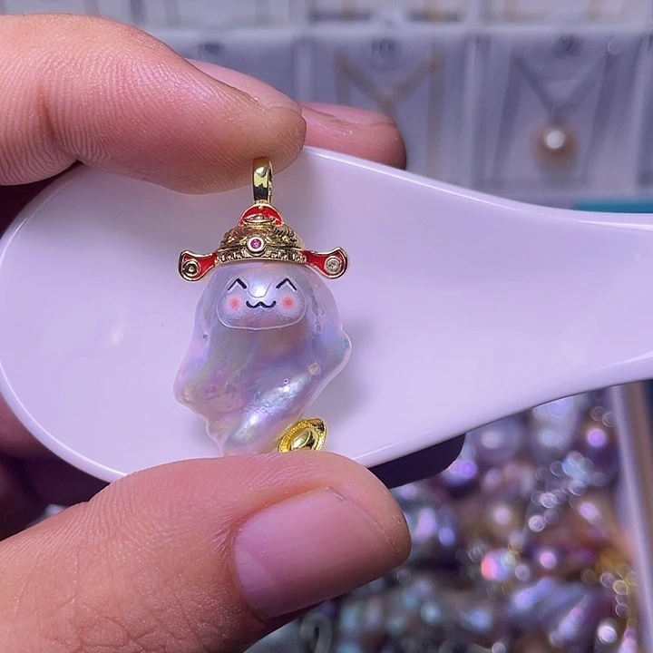 颈饰合金淡水珍珠33