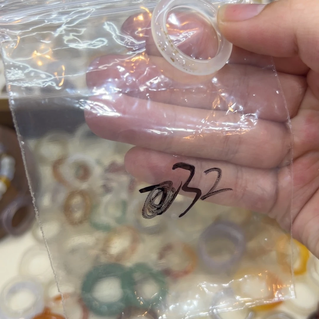 玛瑙/玉髓戒指未镶嵌32港20