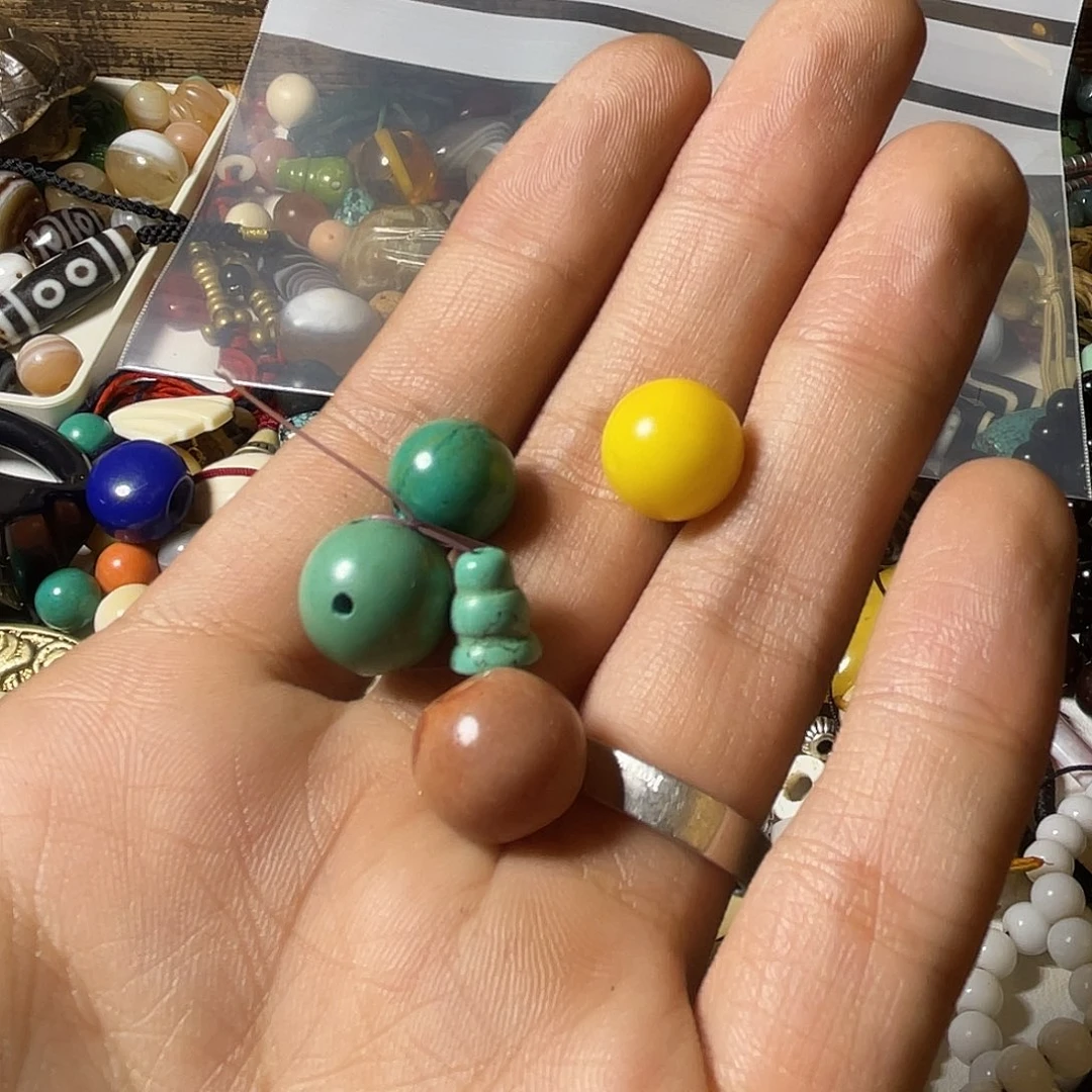 麦***佑吊坠白玉菩提珠子
