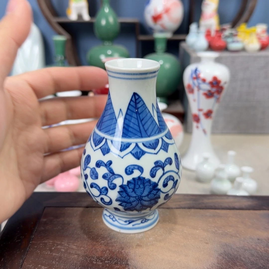 陶瓷手工小花器摆件