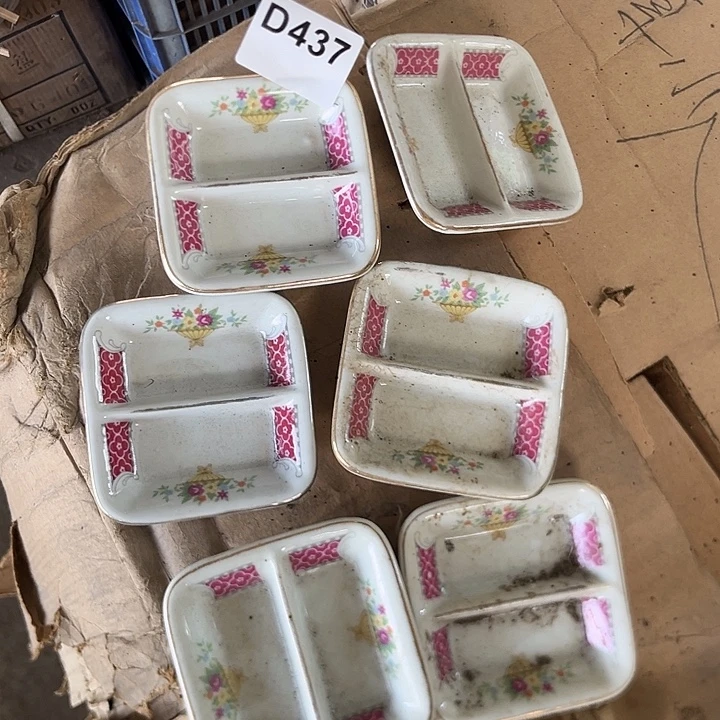 八九十年代高岭土盘碗碟有矿点D437