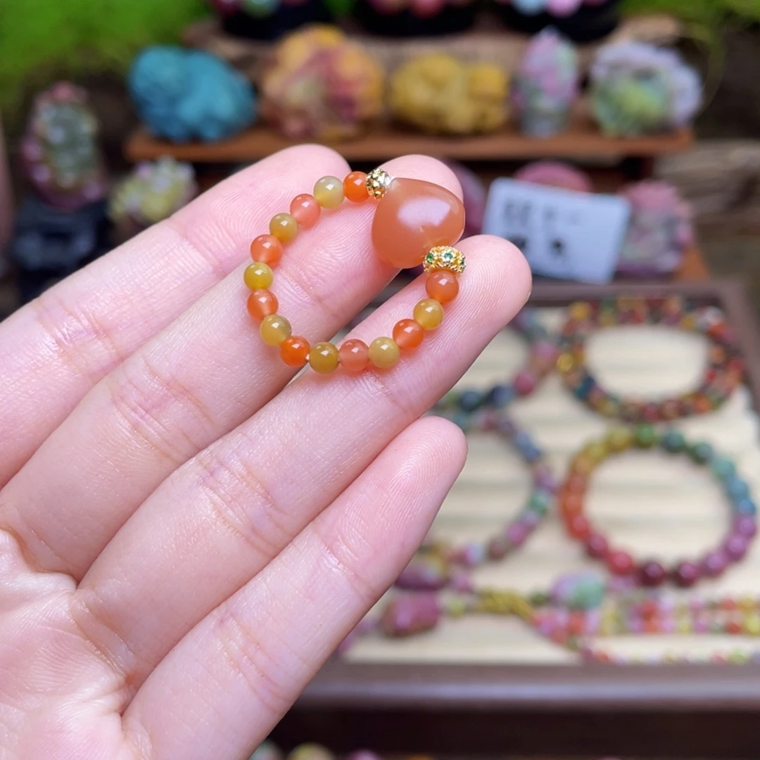 玛瑙/玉髓合金珠宝半成品盐源玛瑙戒指