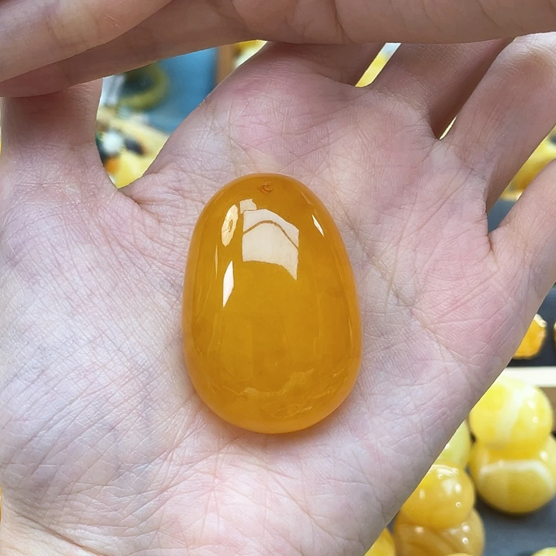 未镶嵌琥珀珠宝奇石琥珀蜜蜡J49