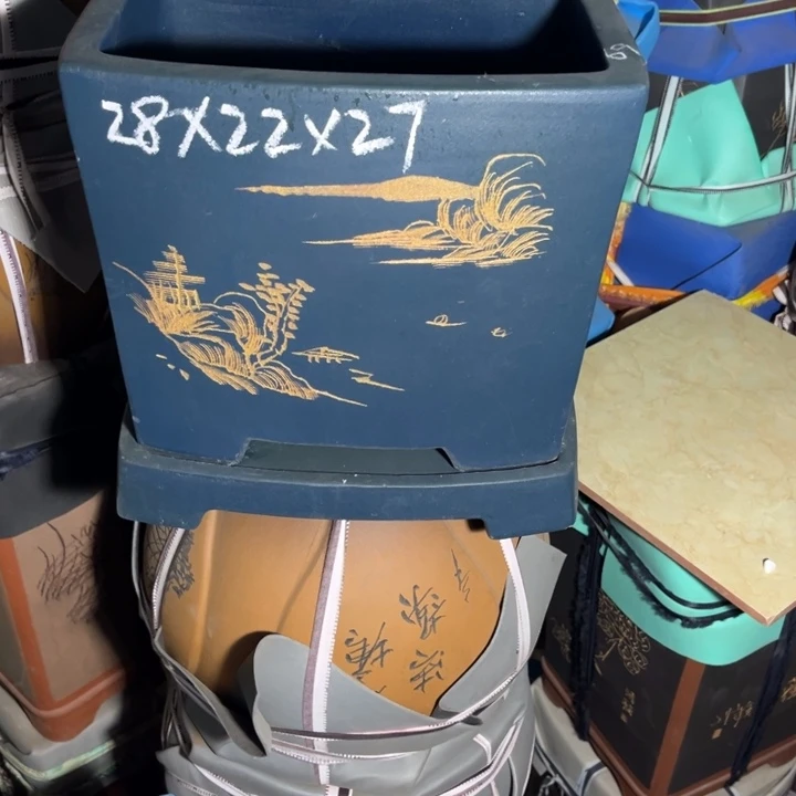 紫砂花盆紫砂花盆