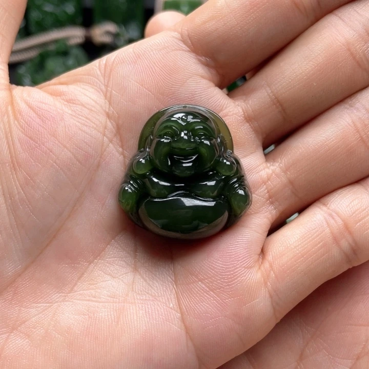 和田玉（碧玉）未镶嵌颈饰