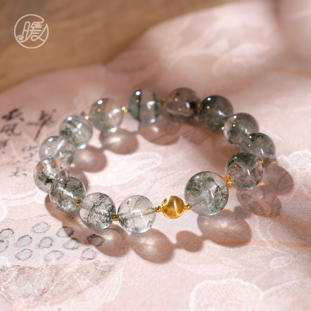 单圈幽灵水晶手串11mm搭配圆形配件手链F5036多样性发一