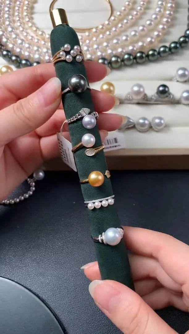 【一菲臻选】海水珍珠首饰-18K金镶嵌-YF05-多样性发其一|BZZ5