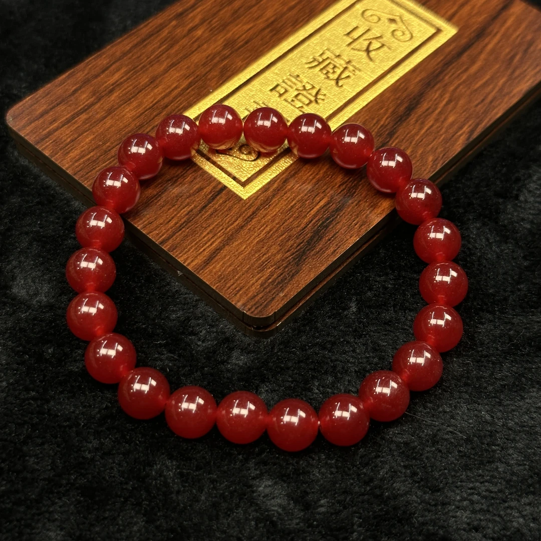 K528红色系常规手串8m【不带礼盒】4