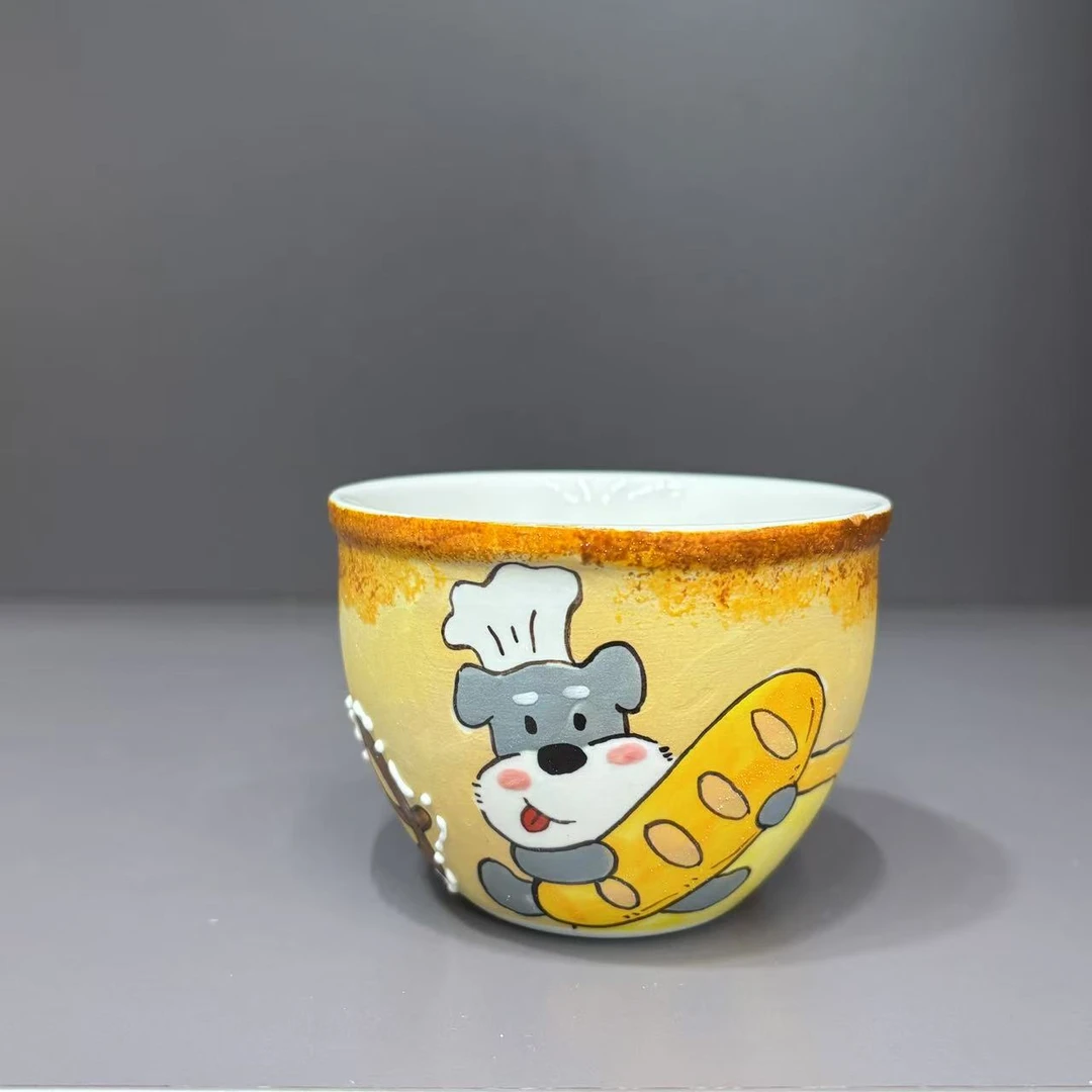 121雪纳瑞卡通可爱蛋蛋杯