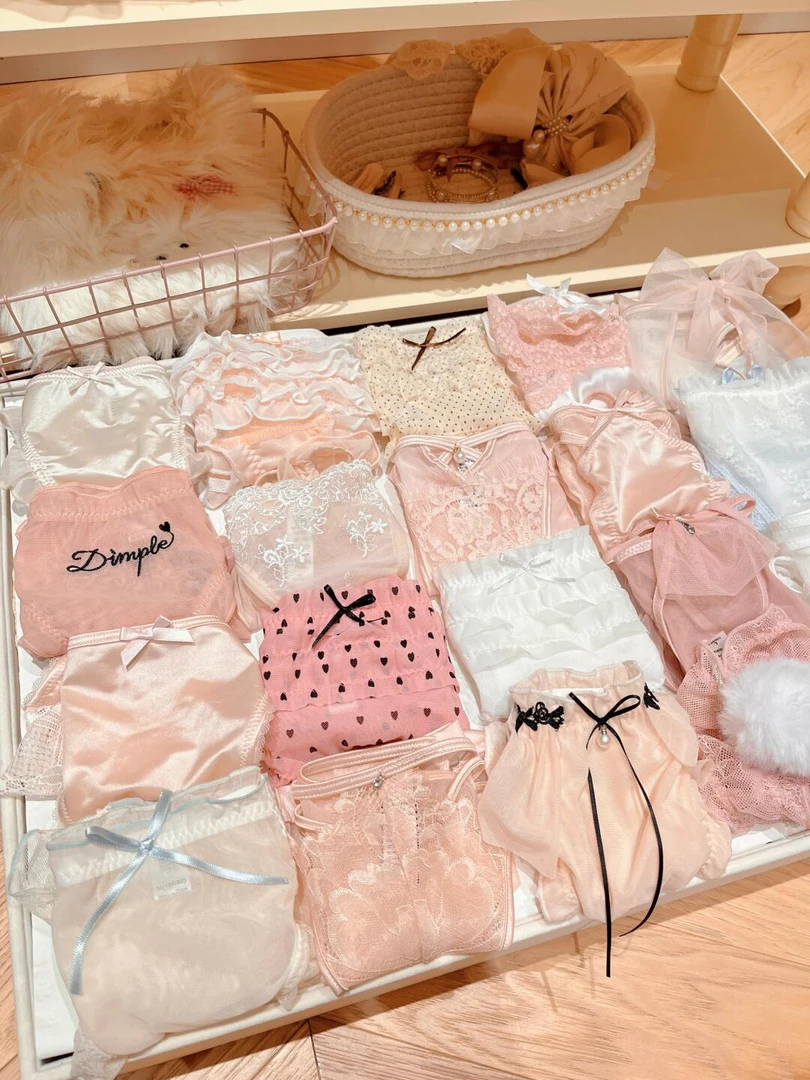 【富婆单直播间自选】纯欲法式内裤女甜美日系可爱性感蕾丝棉裆舒适