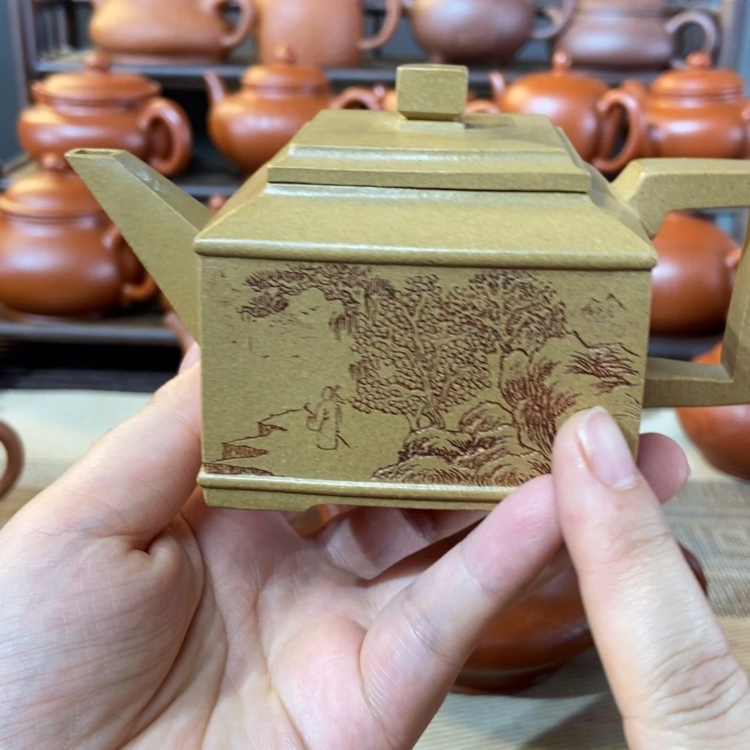 老***胖茶壶紫砂全手工制作工艺流程原料