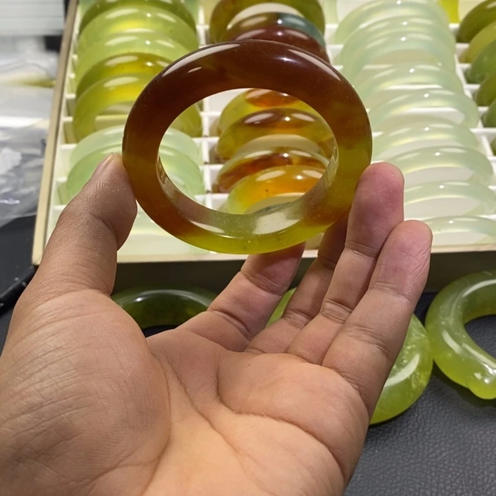 蛇纹石玉合金手镯54