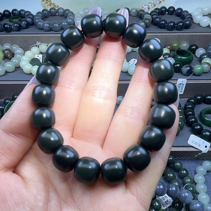 和田玉未镶嵌手链