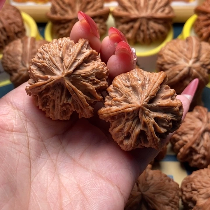 把件文玩核桃苹果圆人奔 38 全品