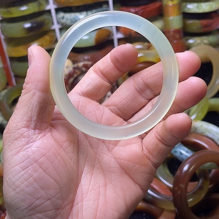 蛇纹石玉合金手镯