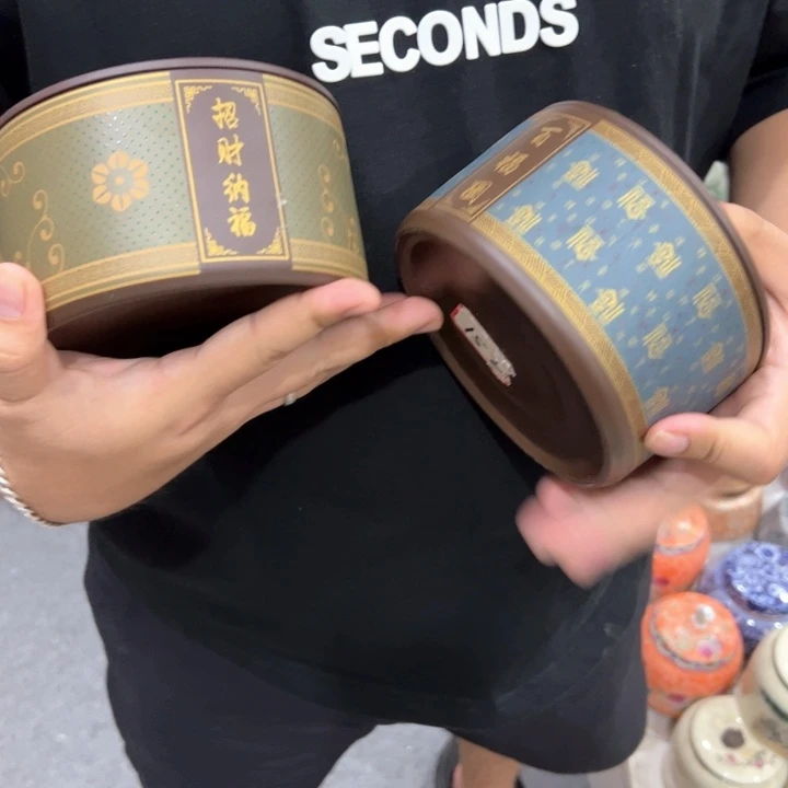 瑕疵福利品陶瓷茶叶罐介意勿拍