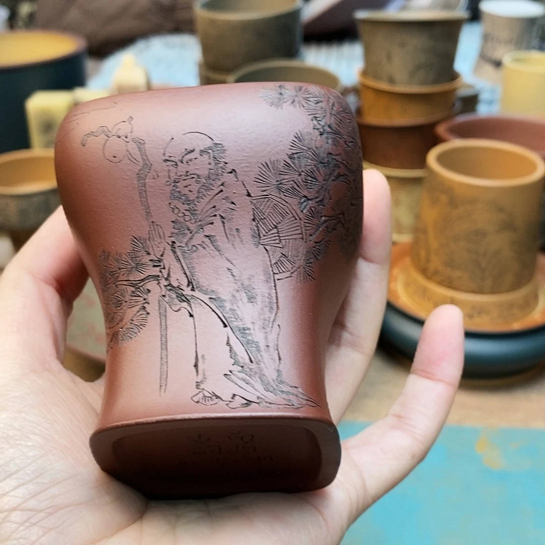 茶杯紫砂宜兴紫砂杯