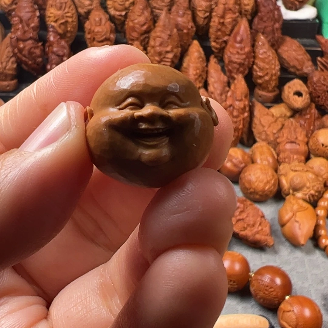 手串/手链橄榄核2.2铁核 笑佛头单子 手机挂 钥匙挂