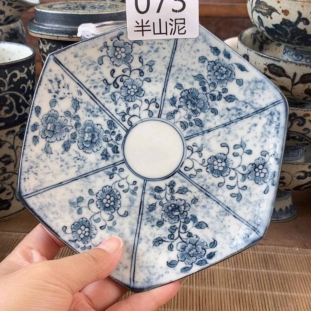 手工手绘青花高温陶瓷