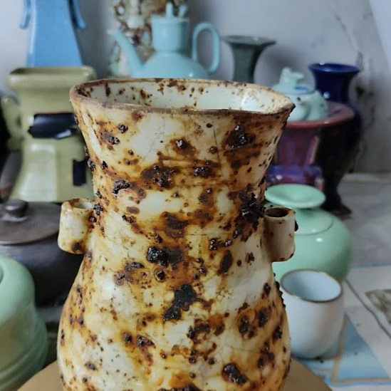 瓷片自选器型官窑生锈瓷