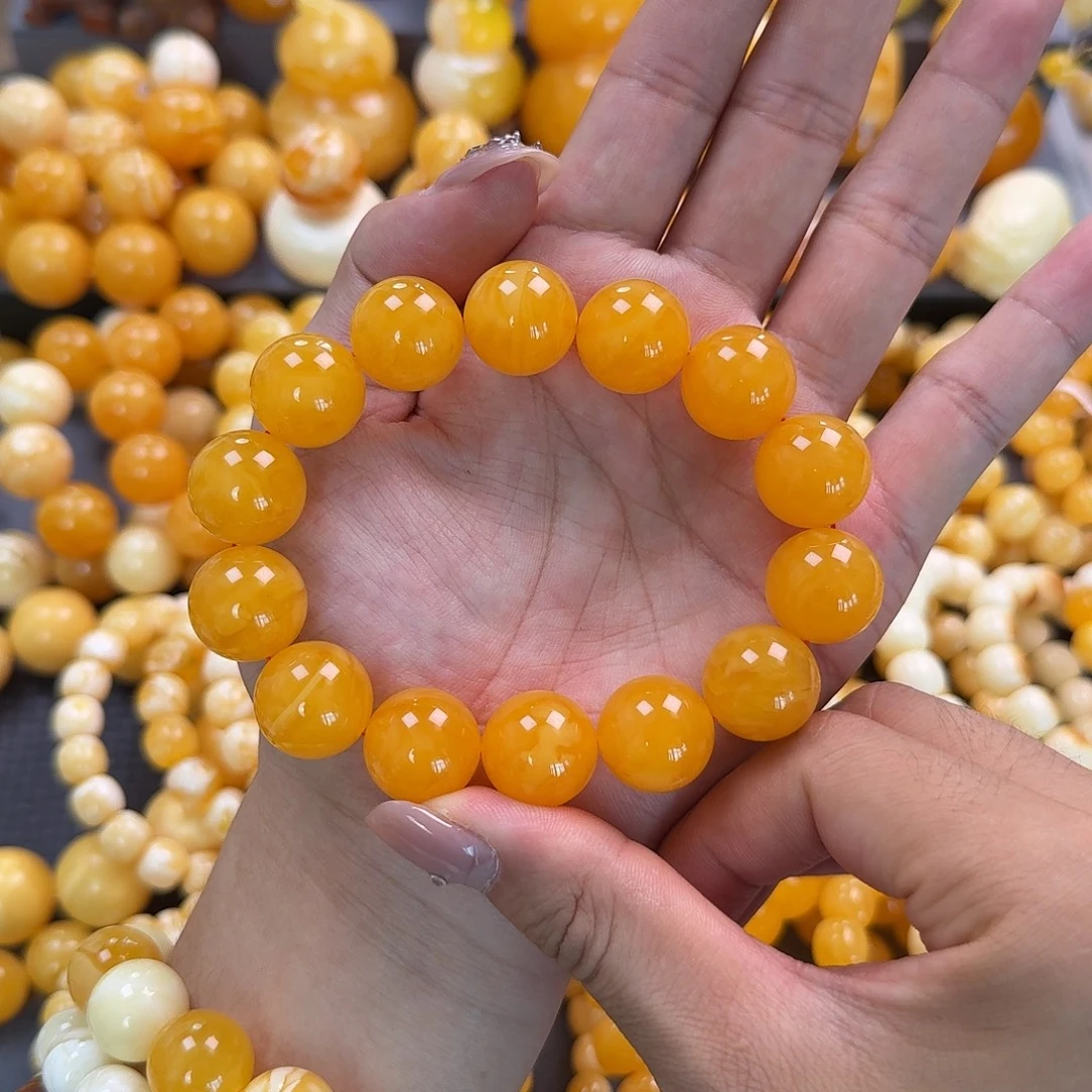 蜜蜡未镶嵌珠宝奇石同料17mm