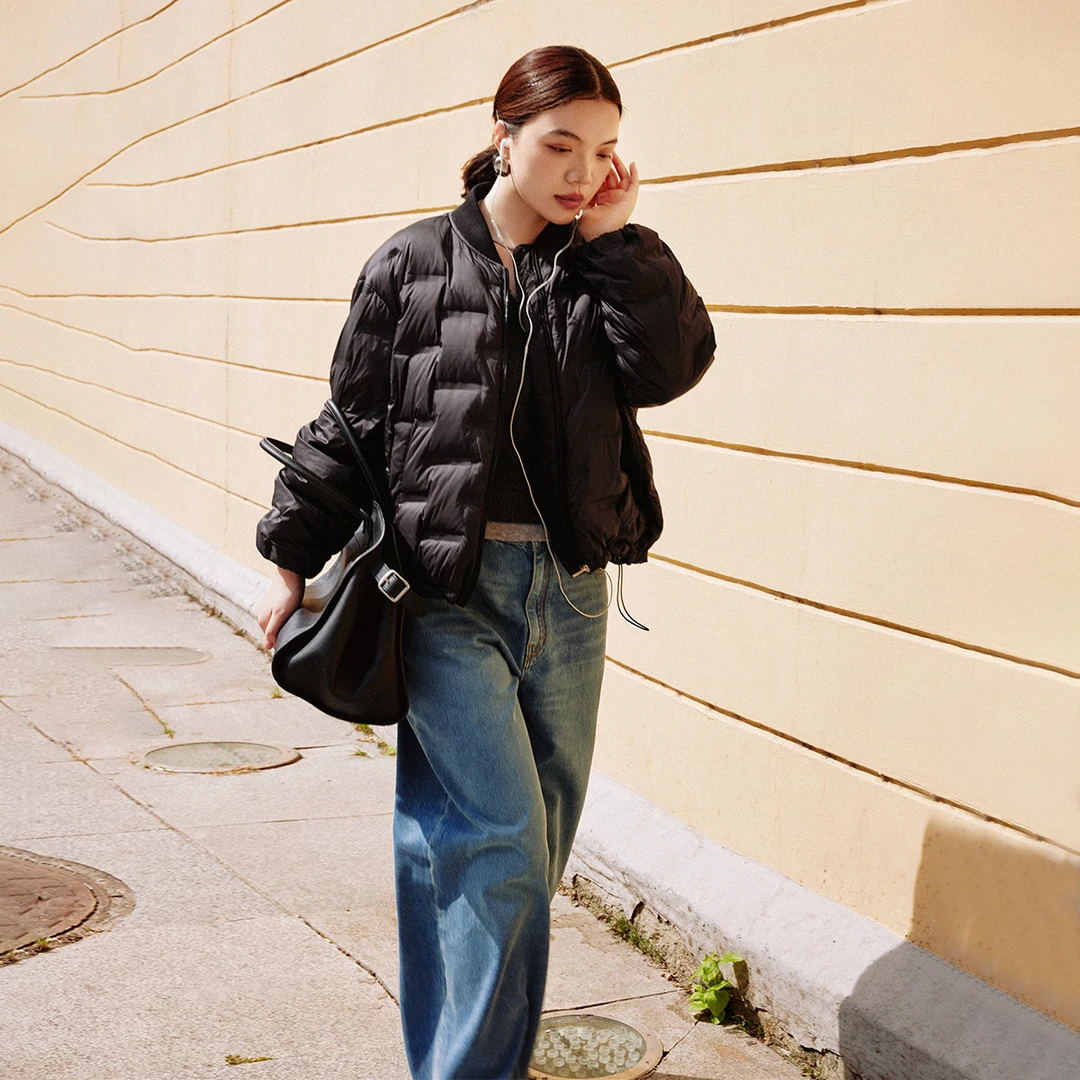 【折扣款】PLUSMALL 小被子羽绒服 90白鸭绒零压外套PLUS2409031