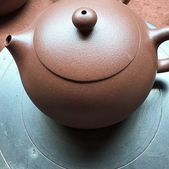 茶壶紫砂?*明宜兴紫砂原矿底槽清