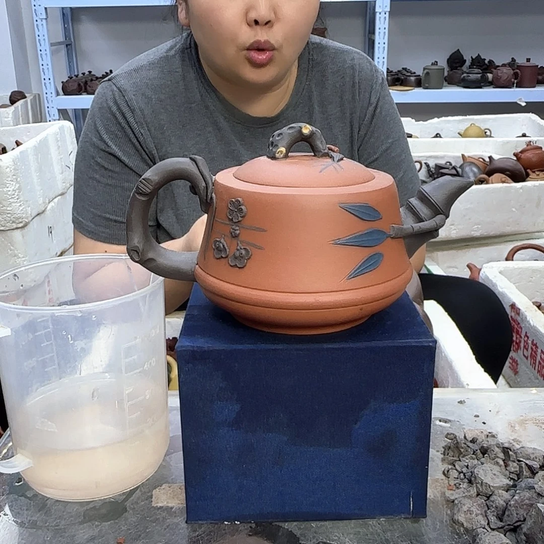 茶壶紫砂宜兴紫砂壶瑕疵