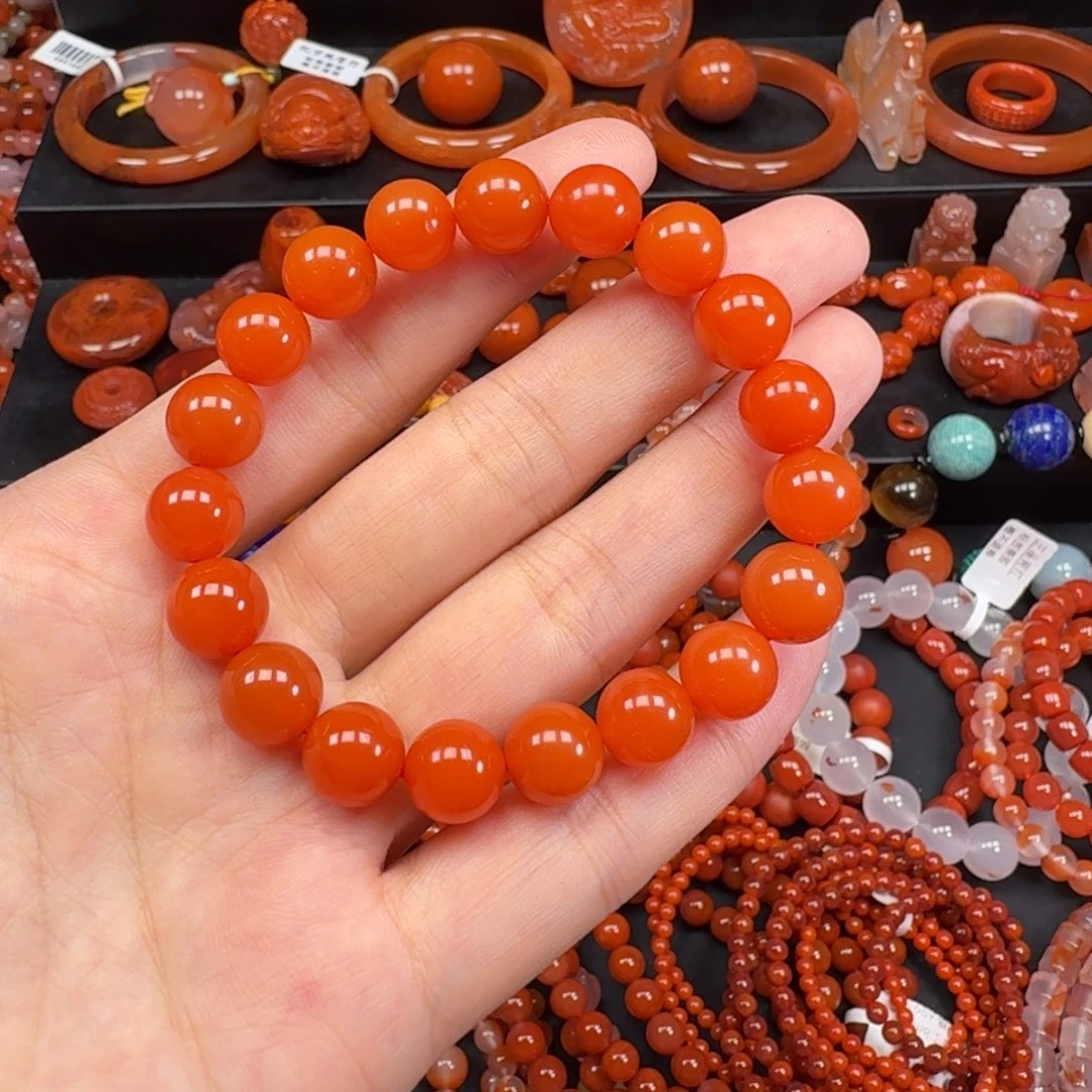 南红玛瑙未镶嵌手串10mm