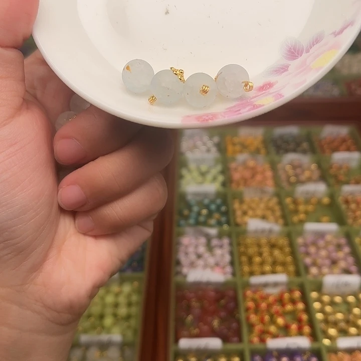 珐琅非遗传承手工圆珠扣
