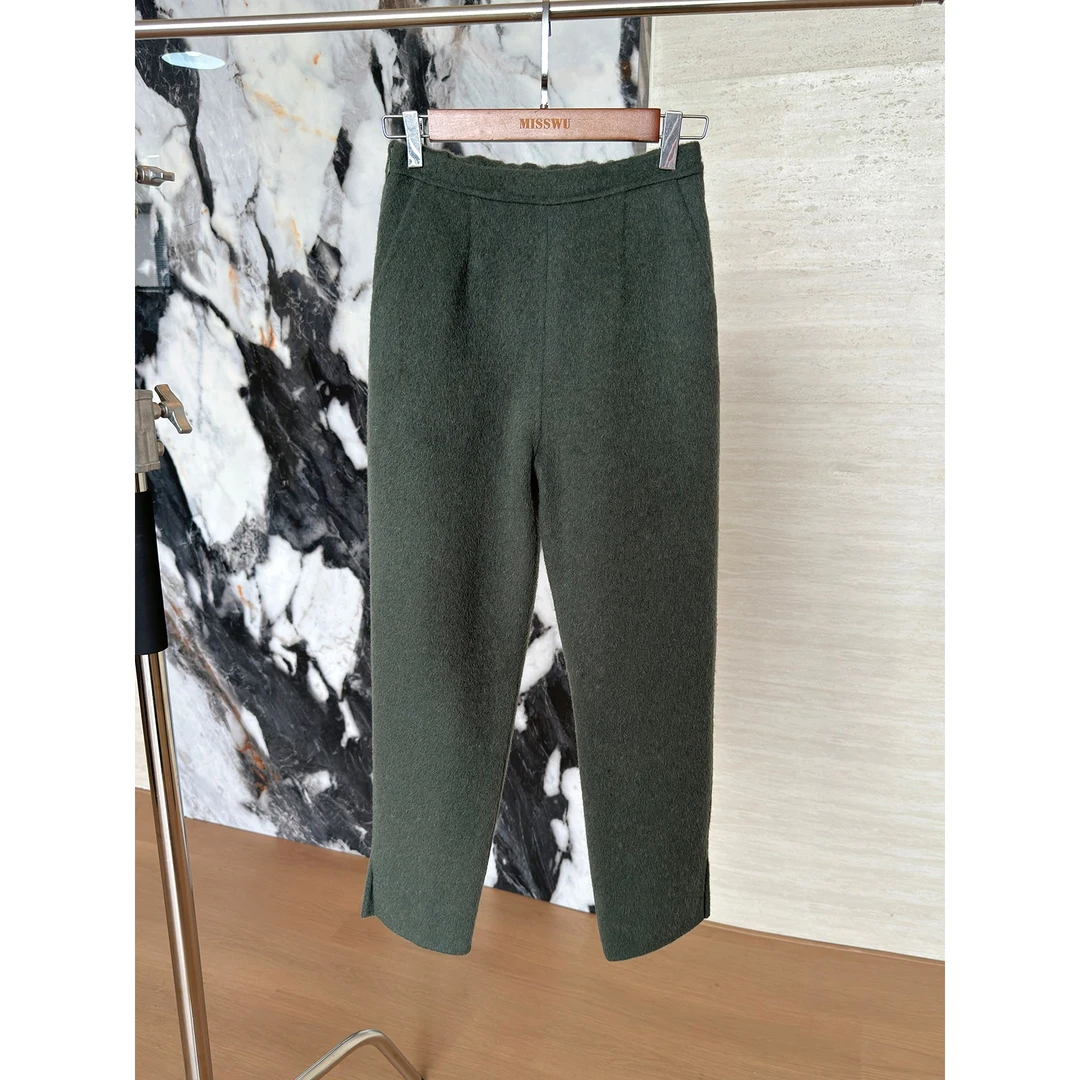 【五折清仓no退no换】羊毛双面呢西装休闲裤 冬日通勤品质百搭