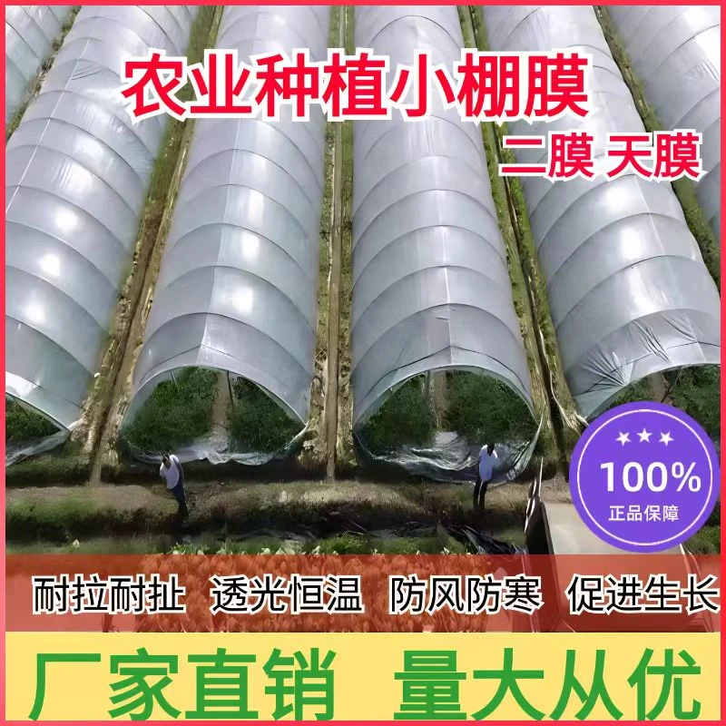小拱棚专用膜保暖防冻加厚农膜透明塑料膜包商品铺地家具防尘