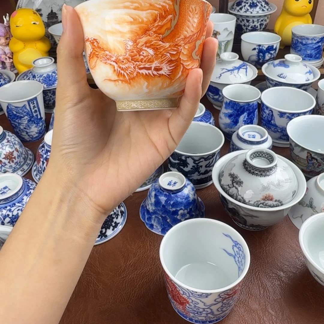 景德镇陶瓷手绘作品