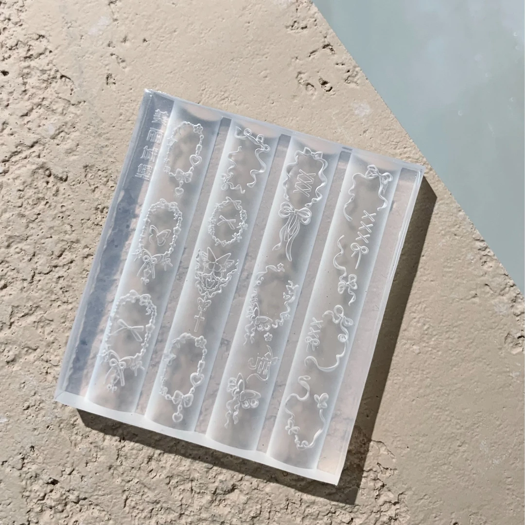 TwinL 新品圣诞系列+缎带收藏家硅胶模具创意diy穿戴甲美甲模具