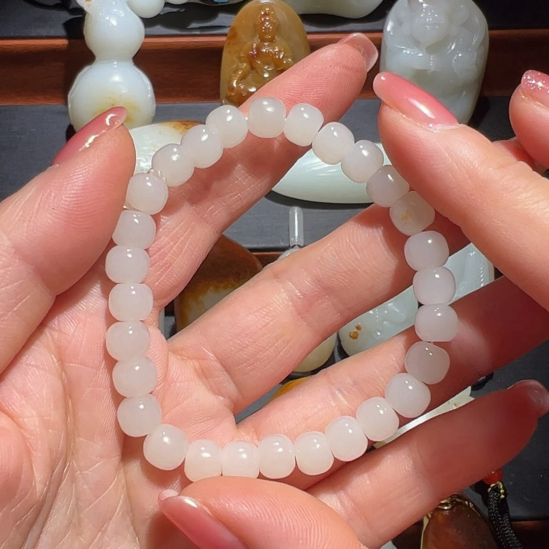 和田玉未镶嵌手串