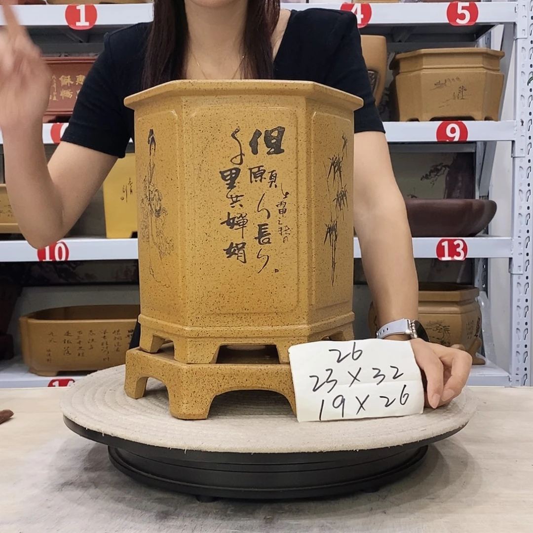 紫砂花盆紫砂花盆
