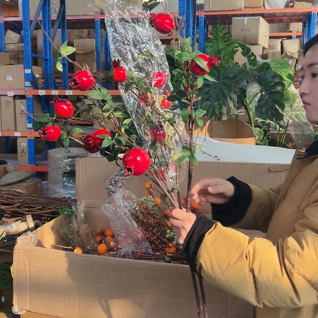 抖音直播福利三支红石榴