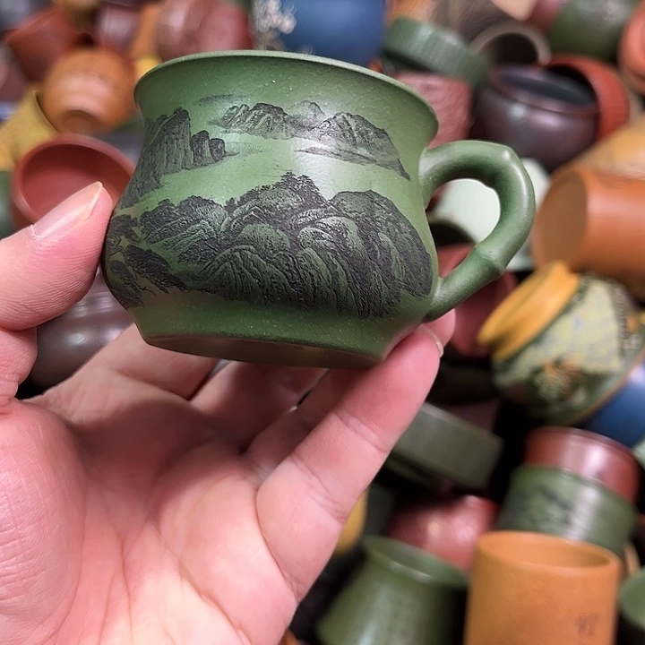 紫砂茶杯全手工紫砂主人杯