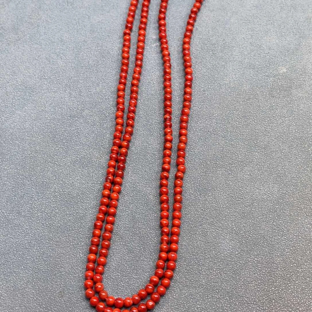南红玛瑙珠串未镶嵌