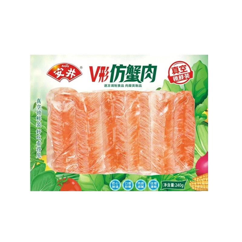 安井锁鲜装V型仿蟹肉240g