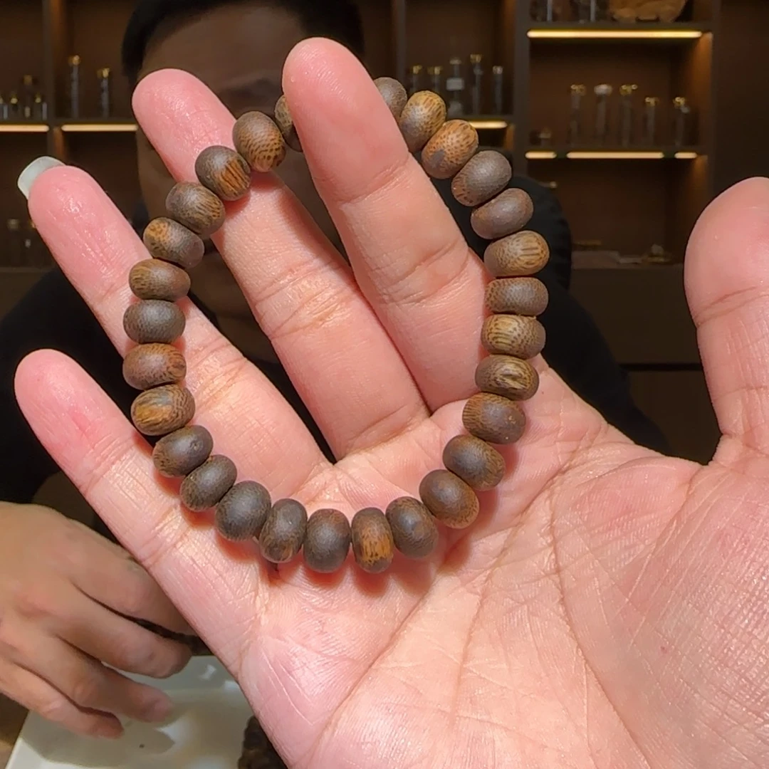 手串沉香单圈乌身虫漏1.0/9g多样性发一条