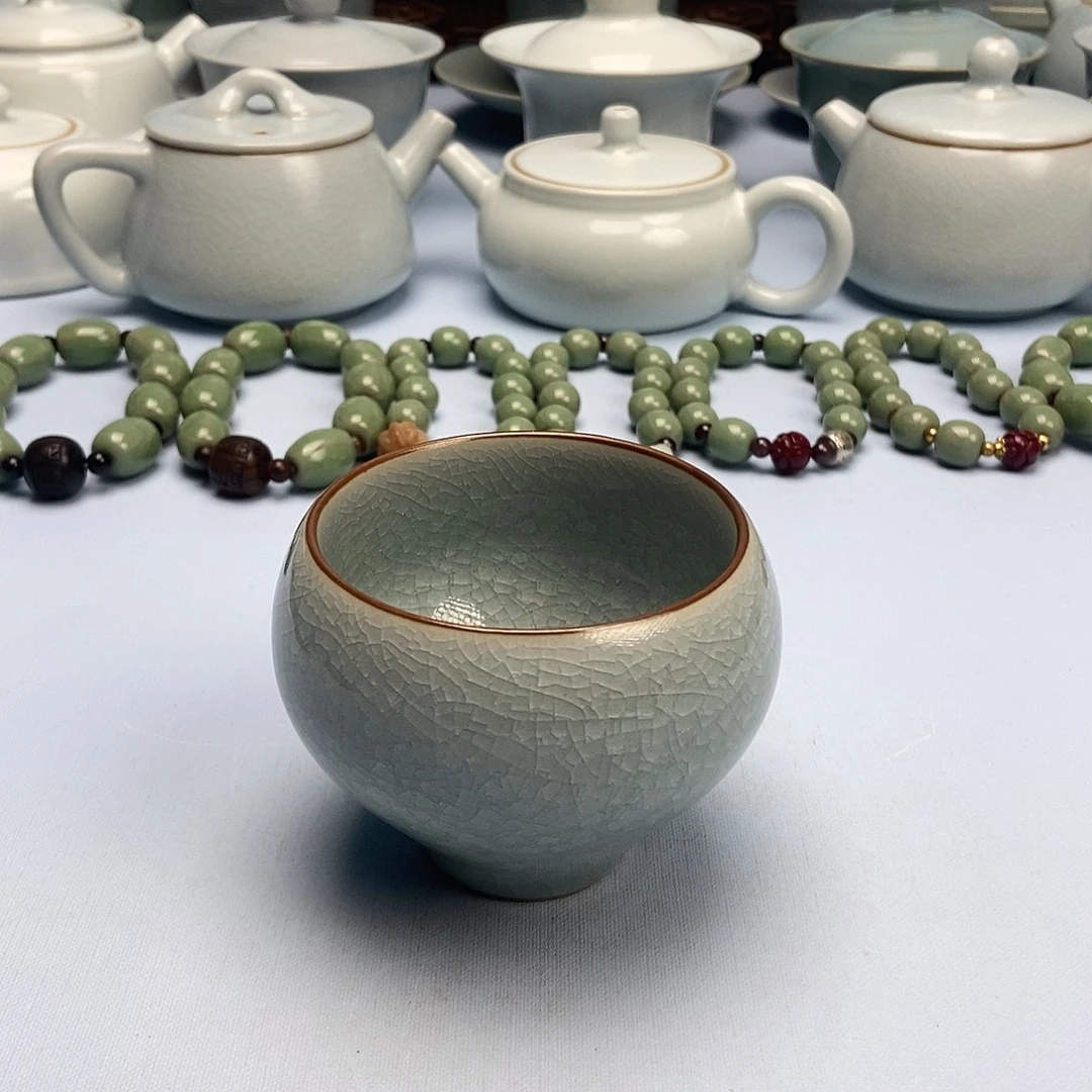 杯鱼鳞冰花鸡心碗杯原矿原釉原产地