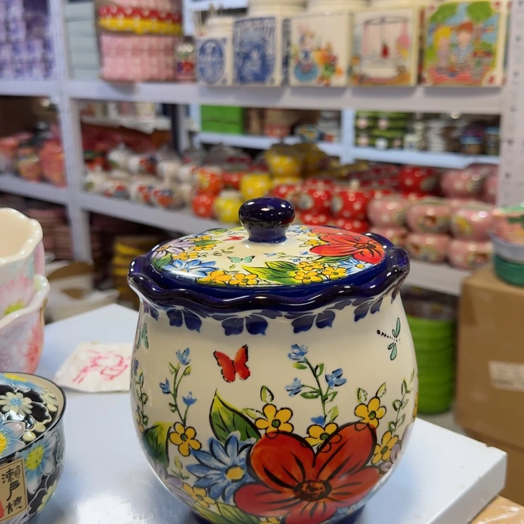 瓷片清仓1.8升密封罐一只