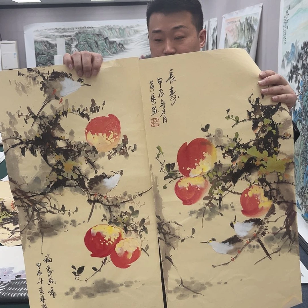 国画宣纸国画纯手绘