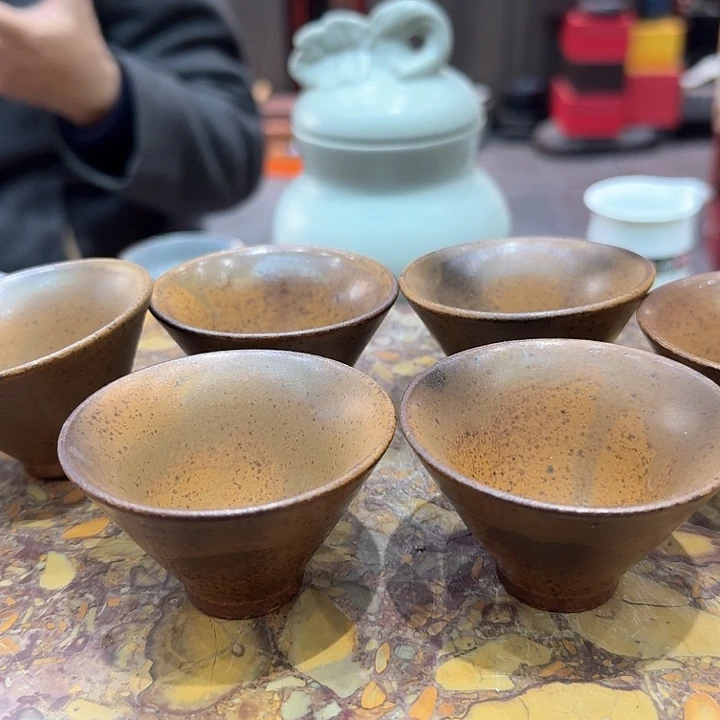 斗笠杯一组。。。六个。。。