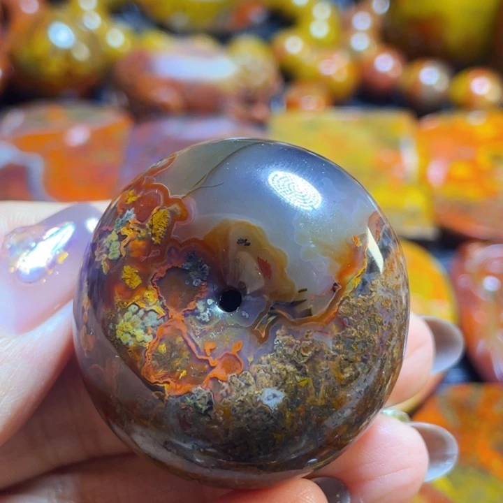 未镶嵌战国红吊坠玛瑙/玉髓