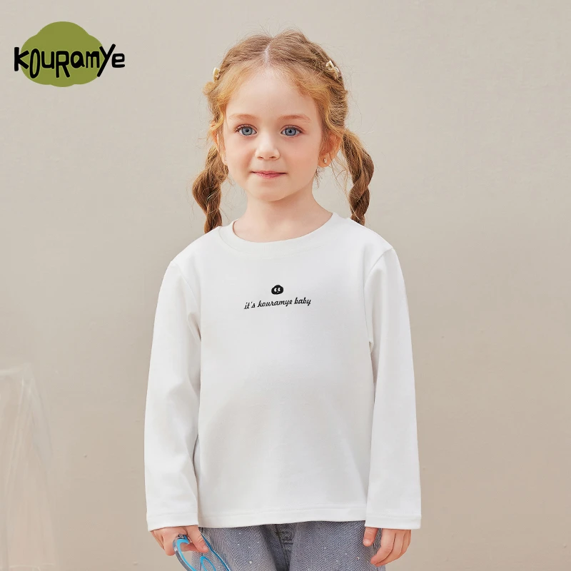 酷娃米2025年春季亲子新款洋气百搭舒适简约亲子打底衫20765