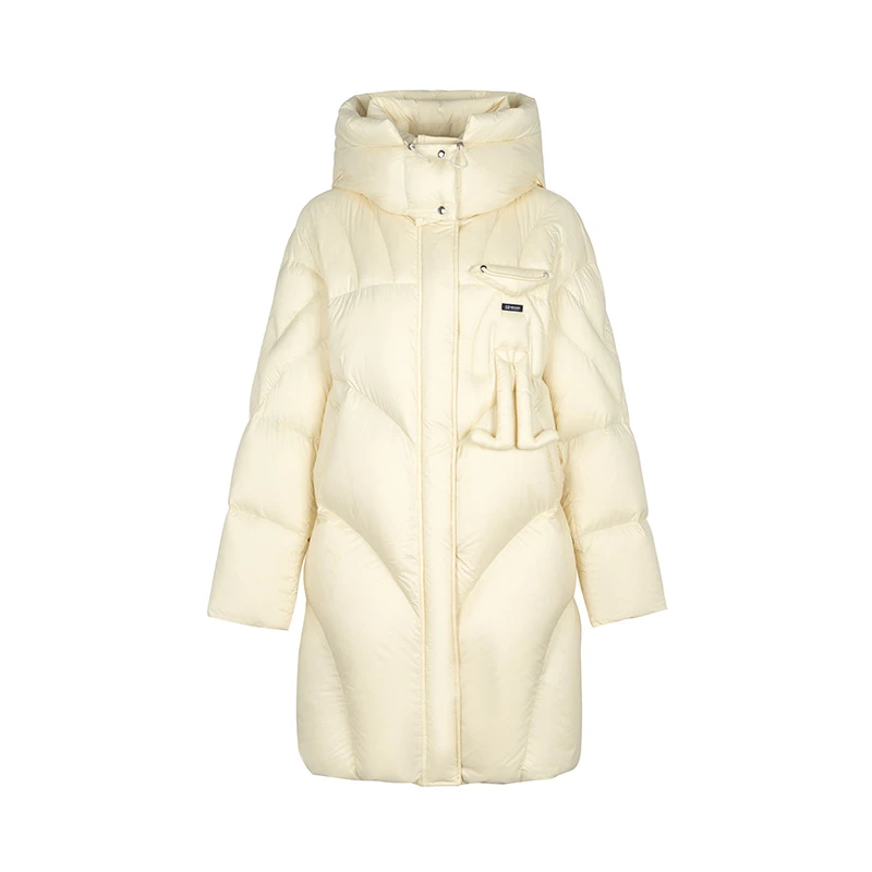 【丽公主】商场同款新品温暖泡芙感微茧形鸭绒服N0911A34825