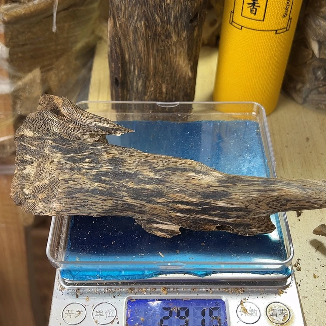 香料绿奇楠虫漏29克张勺子天然虫